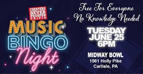 Music Bingo at Midway Bowl - Carlisle