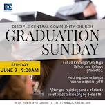 Register for Graduation Sunday 6/9