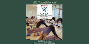 Sun Salutations Workshop raising funds for CASA NH with Kate