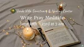 Write Pray Meditate: A Soul-Enriching Workshop with Athena Lynn Villa