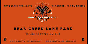 SUNSET GOAT WALKABOUT: (BEAR CREEK LAKE PARK)