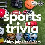 Sports Trivia Night @ Front Street Brewery (Davenport, IA) / Friday, July 12th @ 7pm