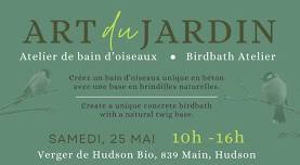 Birdbath atelier ! Atelier du bain d’oiseau .