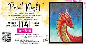 Paint Night: The Red Dragon Version