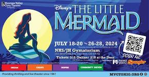 MVCT presents Disney's The Little Mermaid - Sunday, July 28, 2024 @ 2:00 PM