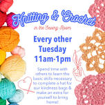 Knitting and Crocheting at the Red Hook Community Center