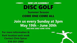 Disc Golf Spring/Summer Season