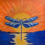 DRAGON FLY AT SUNSET PAINT PARTY