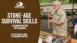 Stone-Age Survival Skills Demonstration at Dogwood Canyon