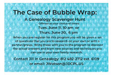 The Case of Bubble Wrap