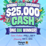 Ohiya Casino & Resort Spring CASH Giveaway