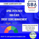 SBA - Free Class Credit Score Management