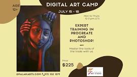 Pixels & Palettes: Digital Art Procreate & Photoshop Mastery Camp – Age 12+