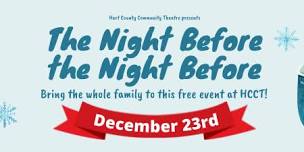 The Night Before the Night Before @ Hart County Community Theatre