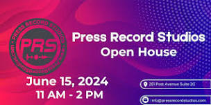 Press Record Studios Open House