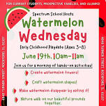 Watermelon Wednesday! Early Childhood Playdate