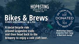 Bikes and Brews at Hop & Sting Brewery