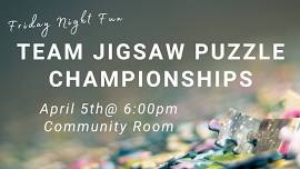 Friday Night Fun: Team Puzzle Building Championships