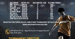 Big Country Soccer Association 2024 Spring Fling Tournament