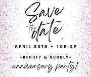 BEAUTY & BUBBLY Anniversary Party