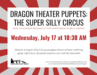 Dragon Theater Puppets: The Super Silly Circus at the North Bend Public Library