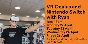 St Helens Library Autumn School Holiday program – Oculus & Nintendo Switch