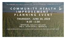 Imperial County's Community Health Improvement Planning Event