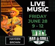 Hayden Brown at Well Bar & Grill