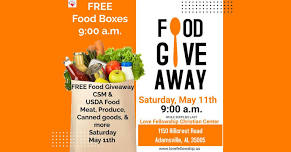 FREE FOOD Giveaway