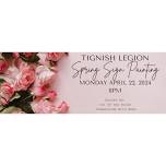 Tignish Legion Wooden Sign Painting Event