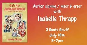 Book signing / meet & greet with Isabelle Thrapp @ 3 Goats Gruff in Brigham City