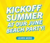 Celebration Station June Beach Party