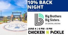 10% Back Night Benefitting Big Brothers & Big Sisters of Central Arizona at CNP Glendale