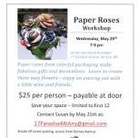 Paper Roses Workshop