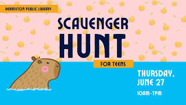 Teen Scavenger Hunt