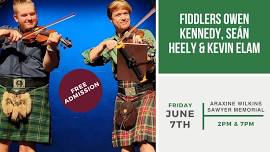 Fiddlers Owen Kennedy, Seàn Heely, & Kevin Elam