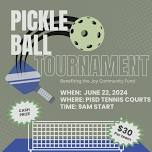 Joy Pickle Ball Tournament