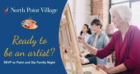 Paint and Sip: Family and Friends Night