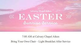 Easter Sunrise Service