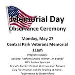 Memorial Day Observance Ceremony