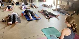 All-Levels Yoga Class at Railroad Center Station-[Bottoms Up! Yoga & Brew]