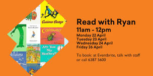 St Helens Library Autumn School Holiday program – Read with Ryan