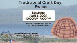 Traditional Craft Day: Ewaas