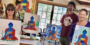 Sacred Brushstrokes: Contemporary Workshop on Painting Buddhas with Faith Stone