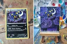 Painted Pokemon Cards