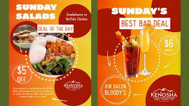 Sunday • Food and Drink Specials