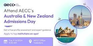 Australia & NZ  Admission Day