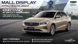 Geely Emgrand Display at SM City Pampanga