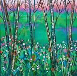 Mixed Media Summer Trees with Shirley Hauck