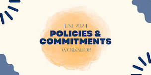 Policies & Commitments Workshop Lexington, KY